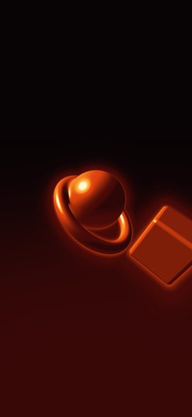 The phone wallpaper of Floating 3D Scene