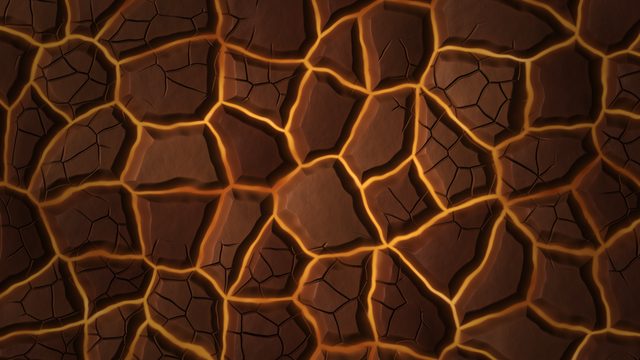 The desktop wallpaper of Cracked Clay