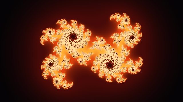The desktop wallpaper of Fractal Glow