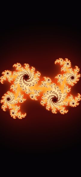 The phone wallpaper of Fractal Glow