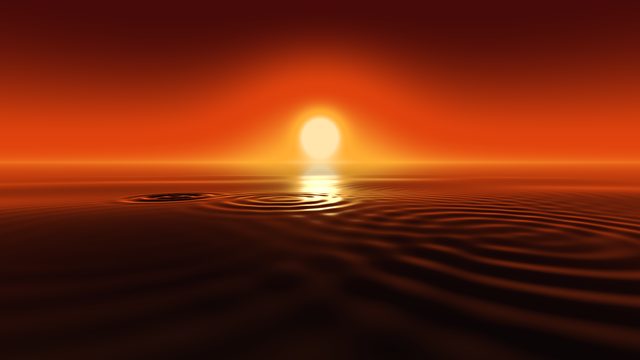 The desktop wallpaper of Rippling Water