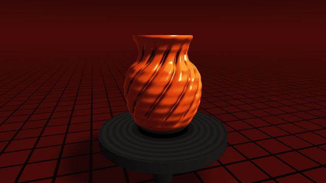 The desktop wallpaper of Pottery Wheel