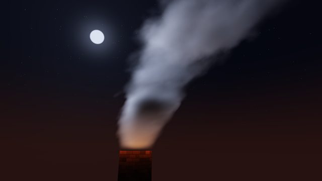 The desktop wallpaper of Smoke Stack