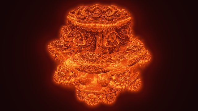 The desktop wallpaper of Mandelbulb
