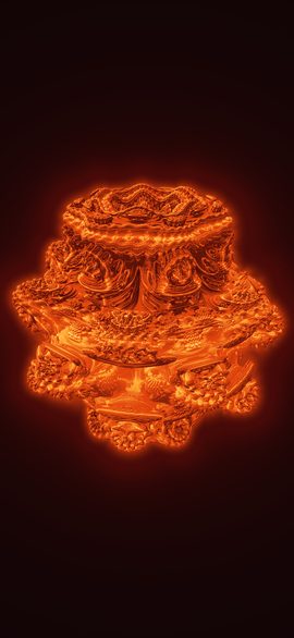 The phone wallpaper of Mandelbulb
